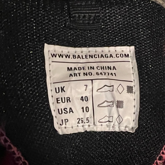 Fuchsia pink Balenciaga track . - Picture 5 of 6